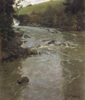 Frits Thaulow The Lysaker River in Summer (nn02)